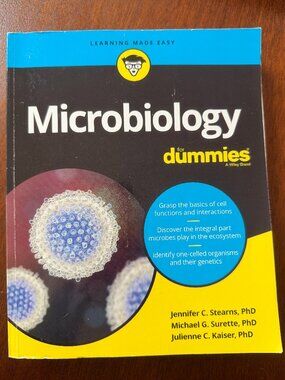 Microbiology For Dummies – Like New
